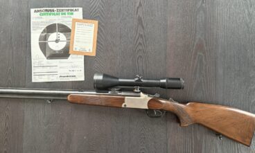 kulobrok Blaser Mod. 801, optika Blaser 3-9×56, s originální dokumentací